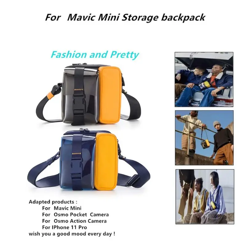 

Waterproof Storage Bag Adjustable Shoulder Bag Carrying Case Box for D-JI Mavic Mini Drone Accessories