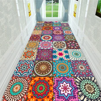 

3D Nordic Stair Carpet European Hallway Carpets Hotel Long Runners Rug Home Entrance/Corridor/Aisle Party Floor Rugs