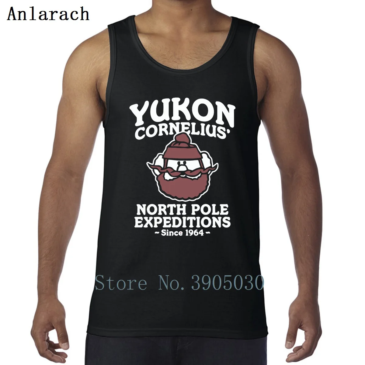 

Yukon Cornelius North Pole Expeditions Vest Undershirt Design Fit Tank Top For Men Slogan Spring Round Collar Anlarach Great
