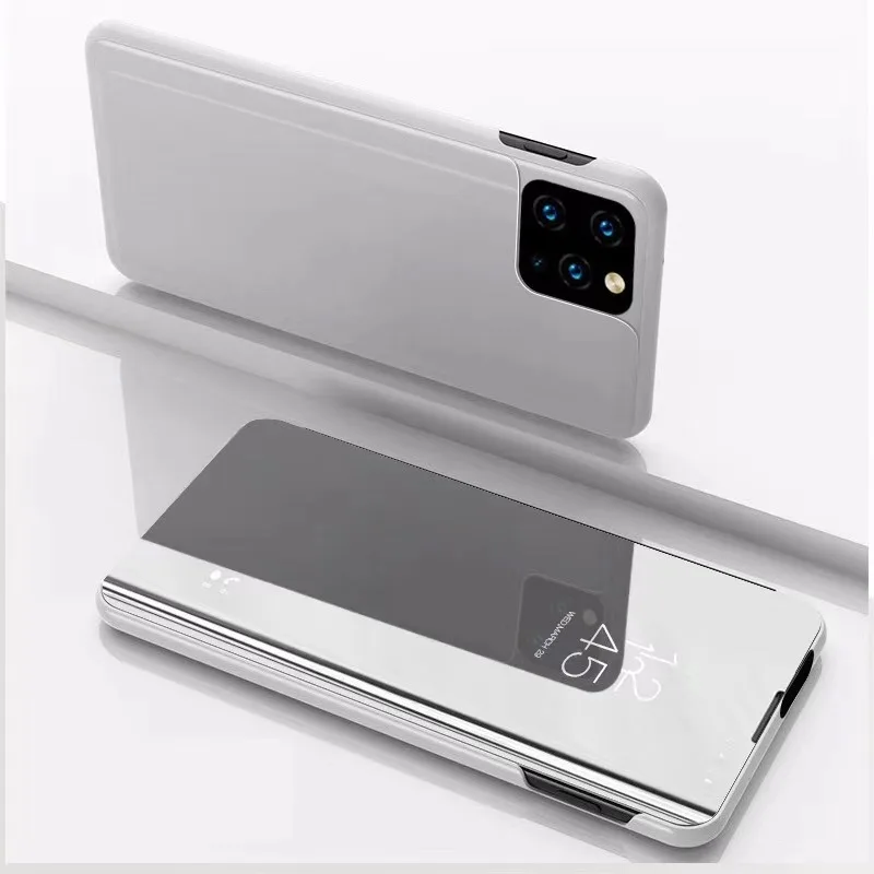 Для Apple iPhone 11 Pro Xs Max XR X 8 7 6s 6 Plus прозрачный зеркальный флип чехол для iPhone 11 Pro Max 5 5S SE прозрачный чехол