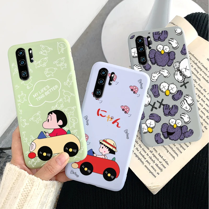 Чехол PDGB с рисунком для Huawei P30 Pro P20 Lite 2019 Honor 9 10 20 8C 8X 9X мультяшный силиконовый чехол