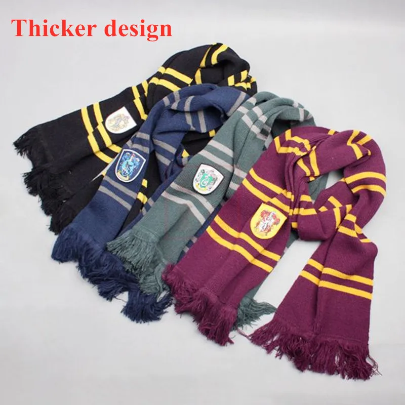 Шарф гарри поттера 10 шт./лот гриффиндор слизерин Hufflepuff Ravenclaw шарф для женские и мужские для мальчиков и девочек подарок косплей костюмы - Цвет: 15