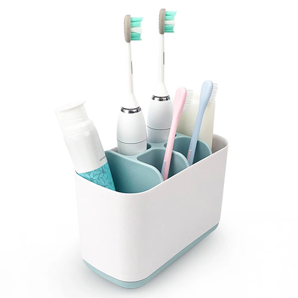 Removable Bathroom Toothbrush Storage Box Holder Countertop Racks Home Washing Tube Toothpaste Set Rack | Дом и сад