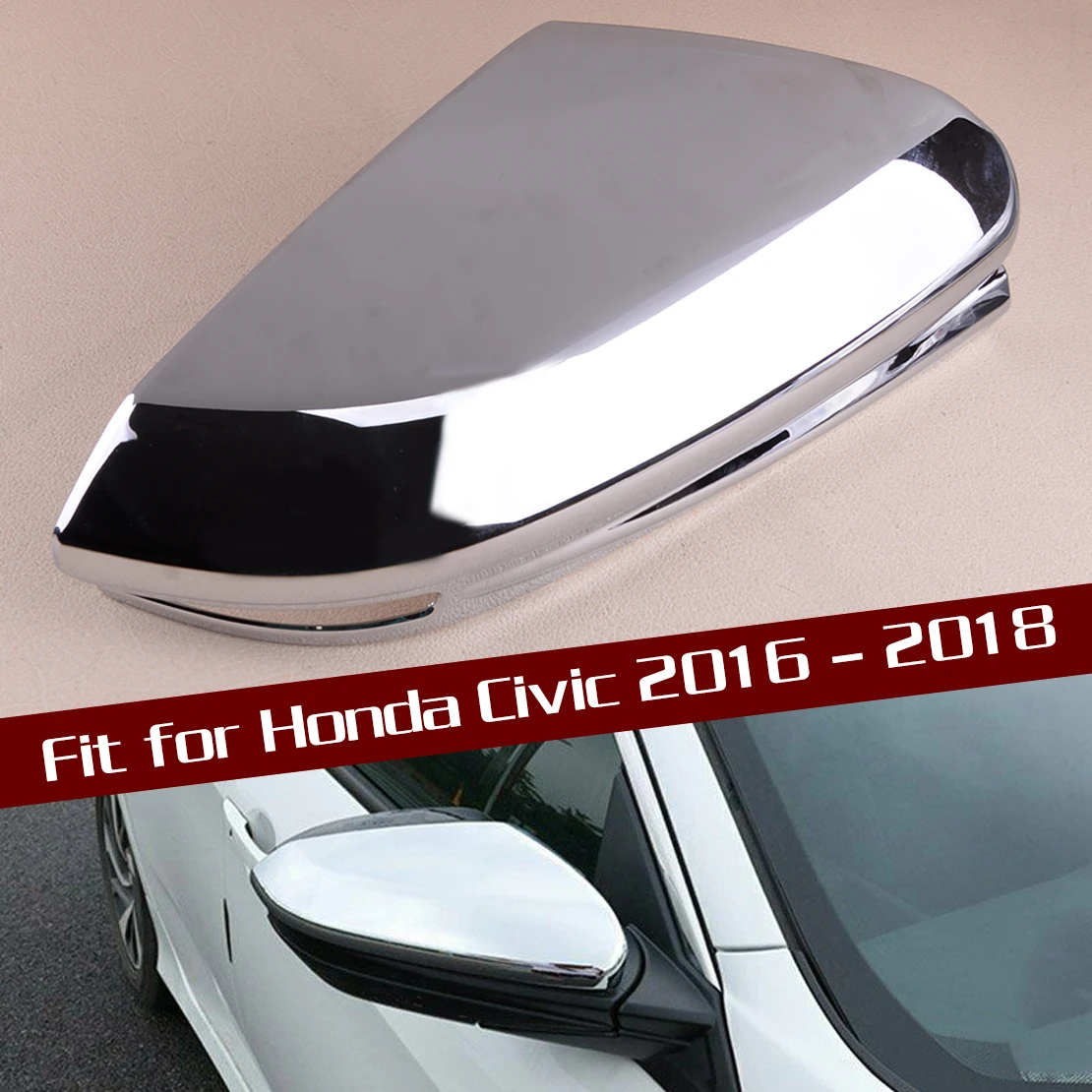 Правая боковая крышка зеркала заднего вида накладка подходит для Honda Civic 10th 2016-2018 |
