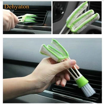

1pcs Long Durable 2 In 1 Double Slider Car Air-conditioner Outlet Cleaning Tool Outlet Window Cleaning Multi-purpose Brush
