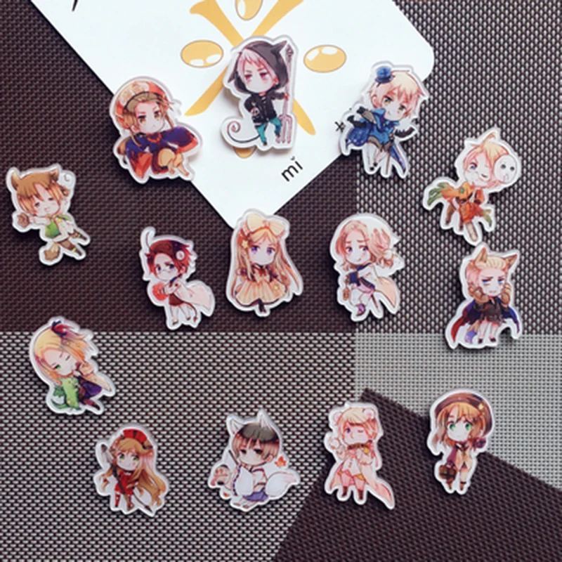 FFFPIN Hetalia новый популярный брошь с изображением героев игр акриловый значок аниме