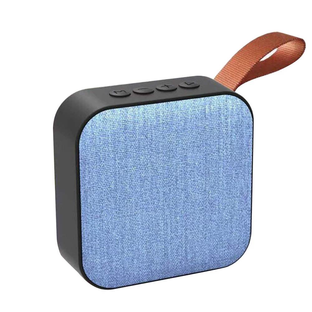 Водонепроницаемый MP3 USB перезаряжаемый портативный мини bluetooth-стереонаушники TF карта наружная Bluetooth Колонка для путешествий тканевая кнопка