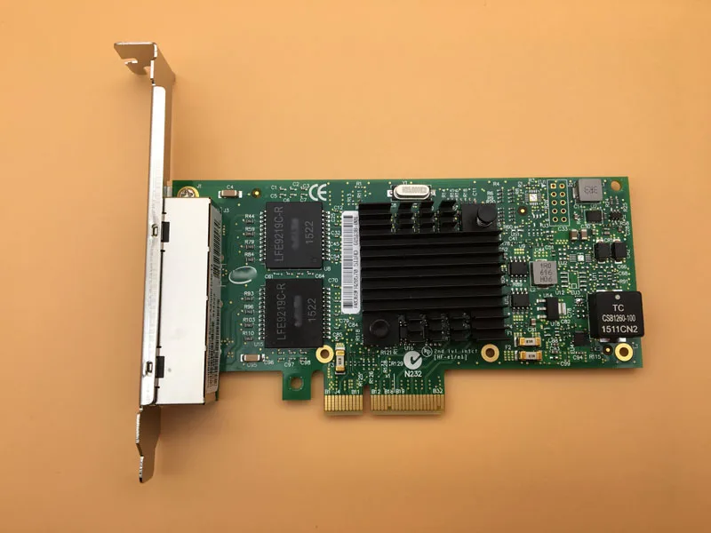 Для I350-T4 PCI-Express PCI-E X4 четыре RJ45 гигабитный порт сервер адаптер NIC