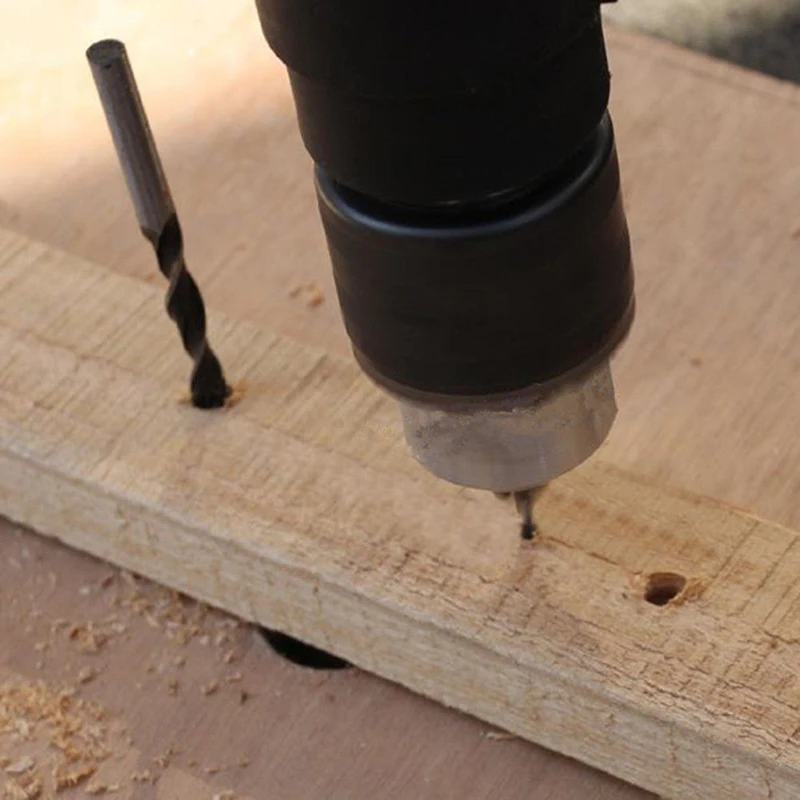 DWZ 8Pcs 3mm-10mm High Carbon Steel Woodworking Metal Wood Drill Bits Kits