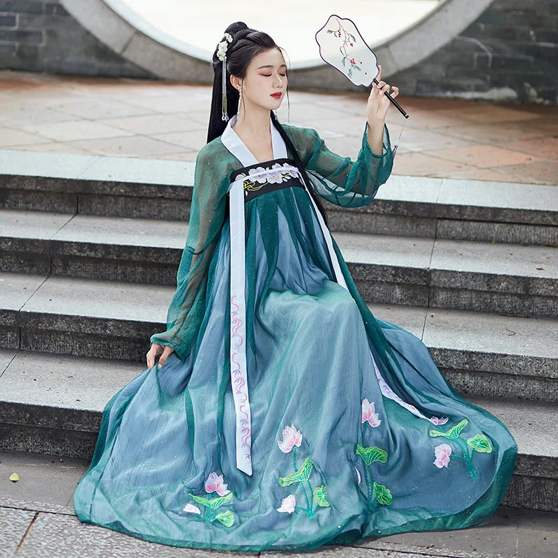 Chinois TANG Costume Enfants Costume Filles Han robes de princesse robe de soirée cosplay 