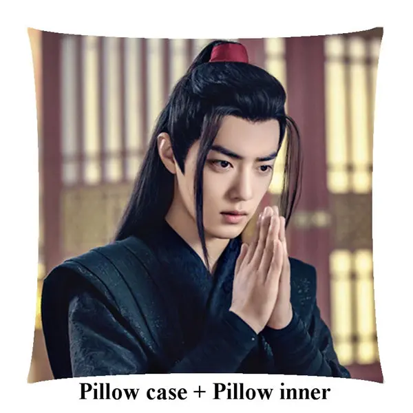 picture Новая Неокрашенная квадратная подушка Xiao Zhan wang YiBo домашняя Подушка на заказ - Цвет: picture