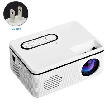 

Led USB VGA HDMI Mini Projector 1080P HD Handheld Audio Video Entertainment Office Meeting Home Theater Multifunctional Teaching