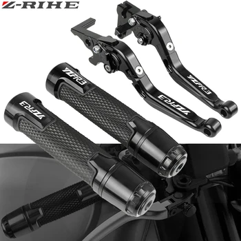 

For Yamaha R3 YZF-R3 2015 2016 2017 2018 2019 Motorcycle Accessories Extendable Brake Clutch Levers Handlebar Hand Grips ends R3