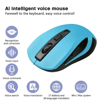 

AI Mouse 2.4G Wireless Voice Recognition/Search/Input for Windows Mac 1600DPI