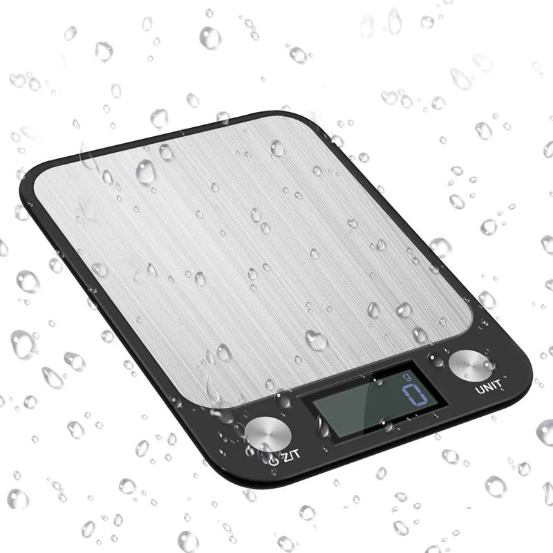 

Многофункциональные цифровые кухонные весы, 22 фунта, 10 кг, из нержавеющей стали, большие граммовые весы для приготовления пищи, выпечки, бытовые электронные весы
