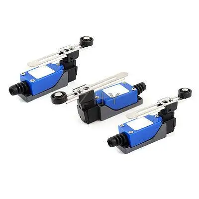 

3 Pcs Adjustable Roller Lever Actuator Limit Switch ME-8108 Model AC 250V 5A
