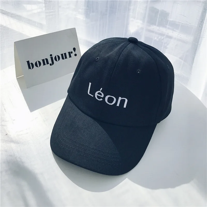 Snapback Hip Hop Baseball Cap High Street Embroidery Sun Hats Fluorescent green LEON High Quality Unisex Baseball Caps Orange (6)
