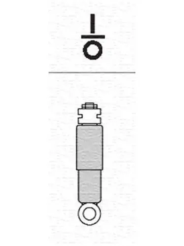 Rear shock absorber gas Renault Thalia 01 MAGNETI MARELLI 356 | Автомобили и мотоциклы