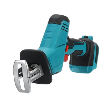 

500W Electric Cordless Reciprocating Saw Metal Cutting Saw Tool Portable Woodworking Cutting Battery 18V