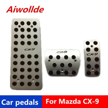 

Auto Accessories Aluminium car pedals For Mazda CX-9 CX9 CX 9 AT Accelerator Pedal Brake Pedal Footrest Pedal