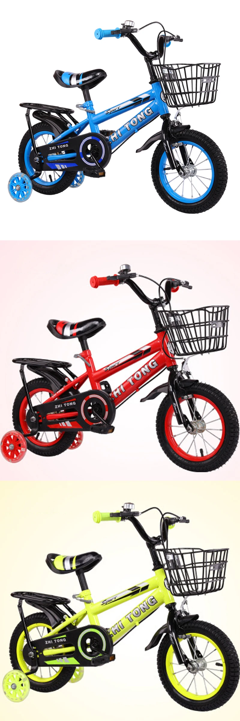 Lightweight children's bike 12/14/16/18 inch kid's bicycle High carbon steel bike for boy and girl gift Fashion cool bmx bicycle