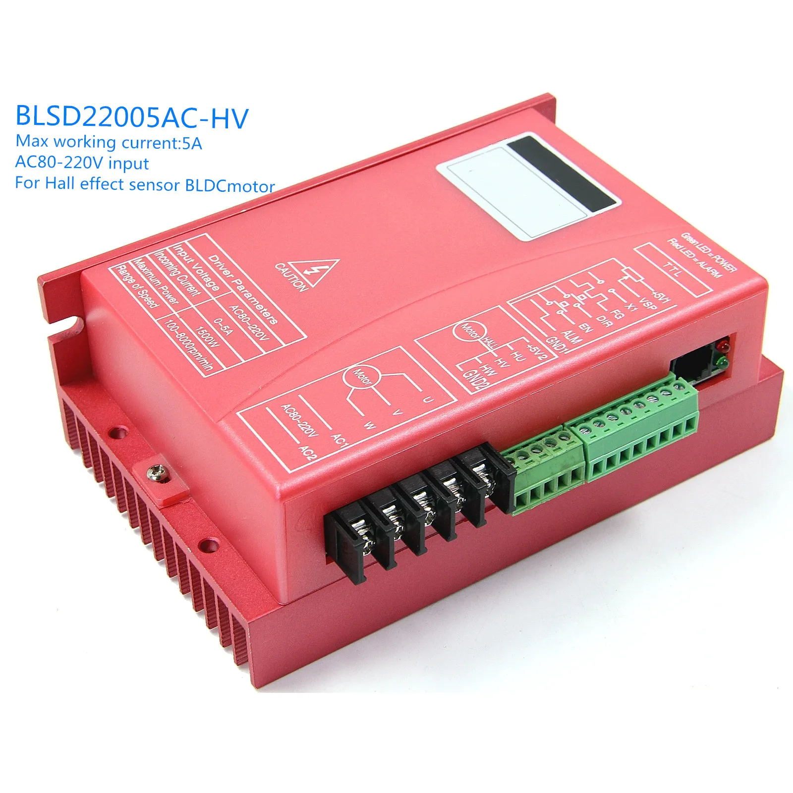 WS55-220 DC 48V 500W Cnc Brushless Spindel Bldc Motor Driver Controller | DE