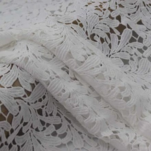 Белая шелковая кружевная ткань для платья, ткань для платья, bazin riche getzner tissu african telas для платья قمsatin satin tюль на руку