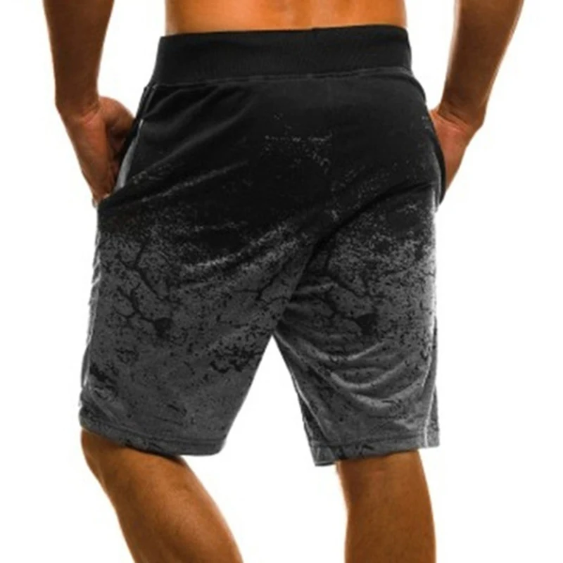 Men Casual Shorts Fashion Printed Joggers Short Sweatpants 2021 Summer Drawstring Hip Hop Slim Workout Shorts Plus Size