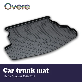 

Overe 1Set Car Cargo rear trunk mat For Mazda 6 2009 2010 2011 2012 2013 2014 2015 2016 2017 2018 2019 Waterproof carpet Styling