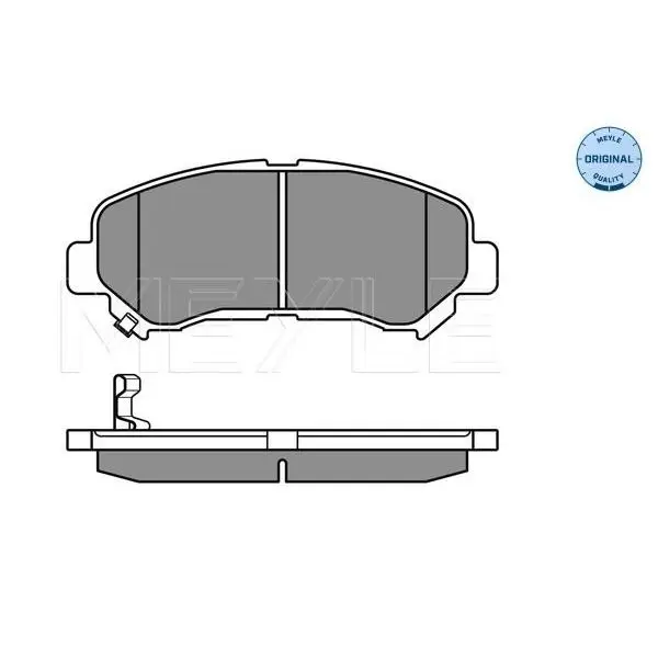 Колодки дисковые передние Nissan Qashqai all 07 /X-trail 07 MEYL