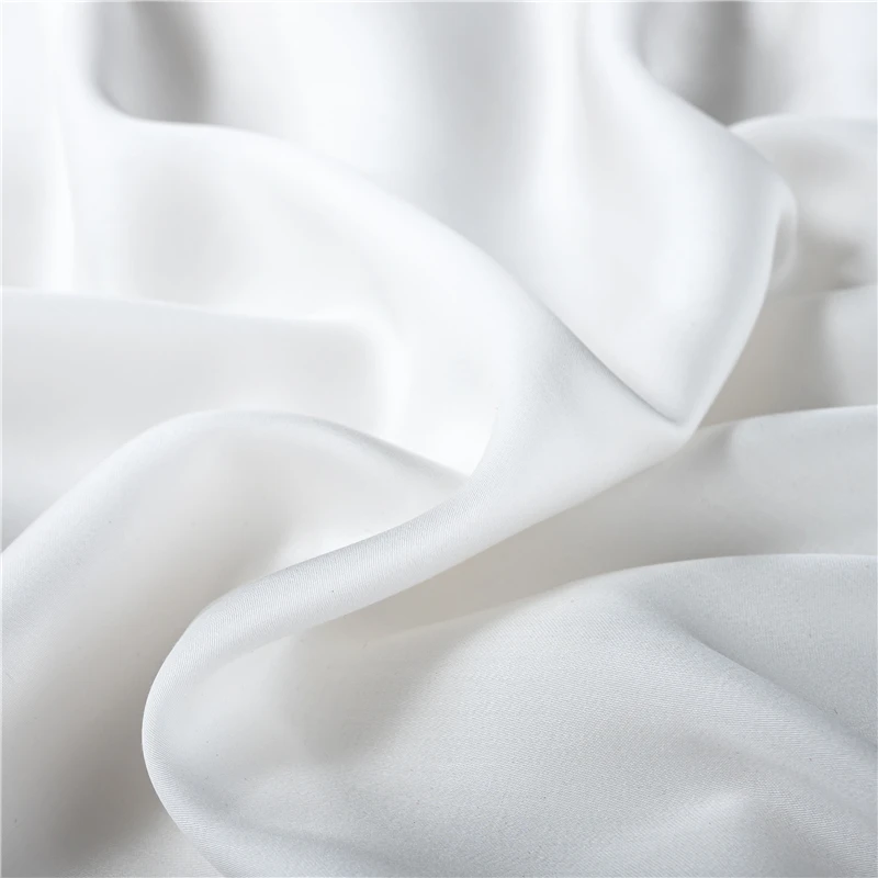 Solid Color Flat Sheet Natural Mulberry Silk Bed Sheet King Queen Size Luxury Super Soft Comfortable Bedsheet 2