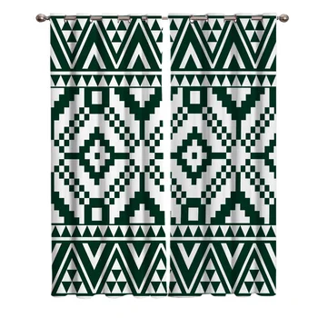 

Scandinavian Christmas Motifs Blackout Window Curtains Living Room Curtain Kitchen Blackout Curtains