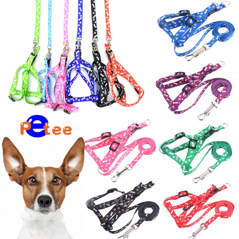 Small Dog Cat Harness Leash Adjustable Vest Collar Puppy Outdoor Walking Chihuahua Terier Schnauzer | Дом и сад
