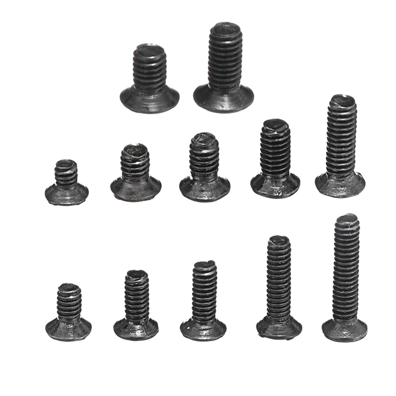 Suleve MXZP1 360 шт. M2 M2.5 M3 Mini P hillips винт с плоской головкой оцинкованный набор для ремонта электронных ноутбуков и ноутбуков