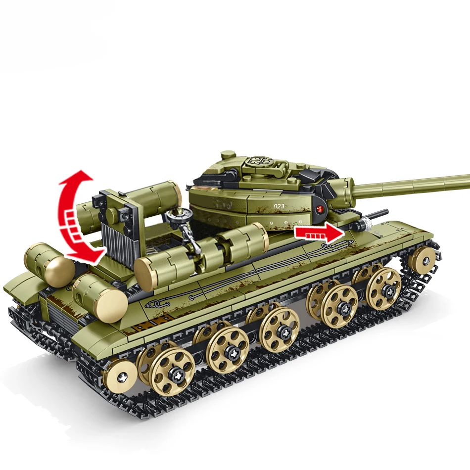 SEMBO BLOCK 683 шт. WW2 серия танков строительные блоки из серии svit совместимые модели