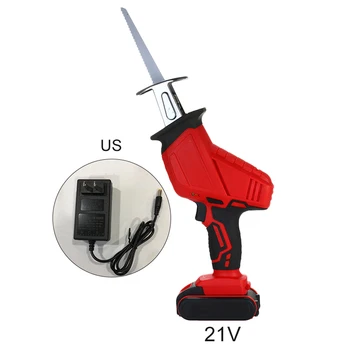

LED Power Reciprocating Saw Cutting Bamboo Tree Branch Pipe Sheet Metals Multi Functional Electric Saw
