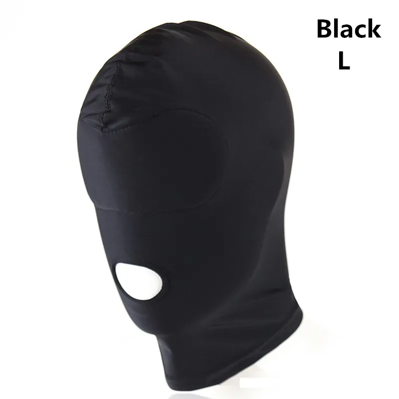 30 стилей, высокое качество, сексуальная, унисекс, дышащая маска с капюшоном для БДСМ, связывание, ролевые игры, косплей, костюм для вечеринки на Хэллоуин, ночное белье - Цвет: Black C L