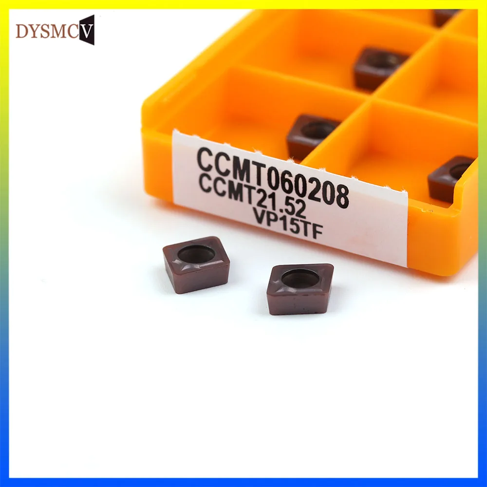 

10PCS CCMT060204 VP15TF UE6020 US735 CCMT060208 Original insert inner round milling tool CNC blade tools Lathe cutter tools