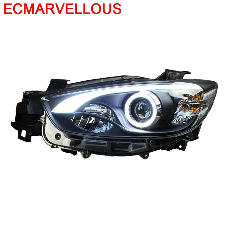 Luces Para Автомобильные Боковые поворотные сигнальные лампы дневные светодиодные ходовые Drl фары автомобильные огни в сборе 17 18 для Mazda CX-5