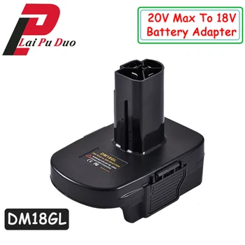 

DM18GL(MD20G01) Battery Adapter For Dewalt 18V Tool and For Milwaukee 18V Adapter for Craftsman 19.2 Volt Battery