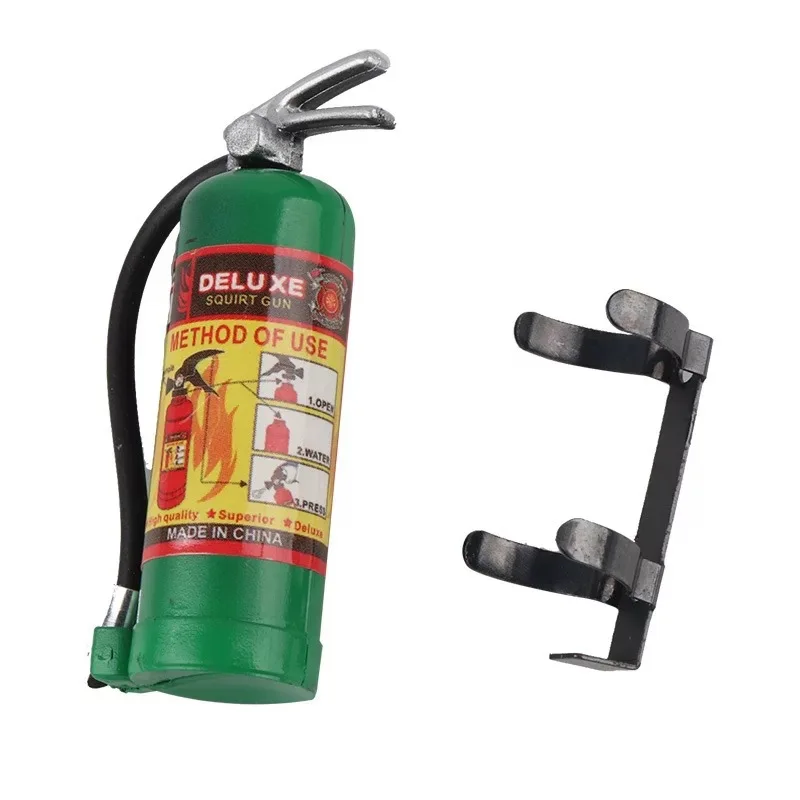 

1: 10 Dollhouse Mini Climbing Model Toy Accessory Extinguisher with Mounting Bracket
