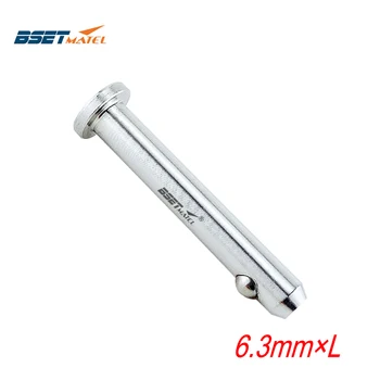 

6.3mm 316 Stainless Steel Dowel Pin Flat Head Cylindrical Pin Positioning Pins Quick Release Ball Pin Retainer Farm Lawn Garden