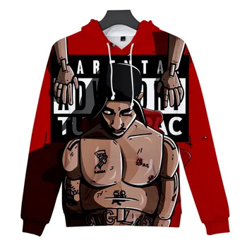 

Rapper 2pac Tupac 3D Print Men Hoodies and Sweatshirts Poleron Hombre Winter Fashion Hip Hop Funny Hooded Jacket Male Tracksuits