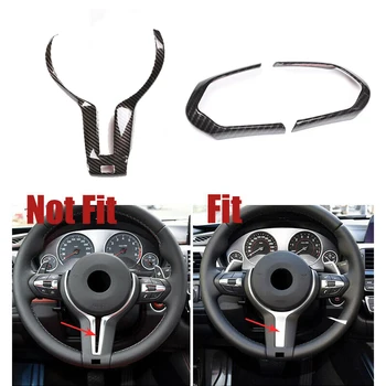 

ABS Steering Wheel Trim Carbon For BMW F22 F30 F32 F10 F15X5 F16X6 Glossy Set