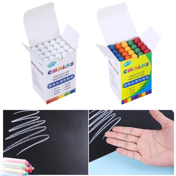 

20pcs Chalk Dustless Water Soluble Chalks with Rotary type chalk cover