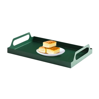 

Jewelry Display Easy Clean Kitchen With Handles Rectangular Holder Organizer Multifunctional Iron Art Storage Tray Modern