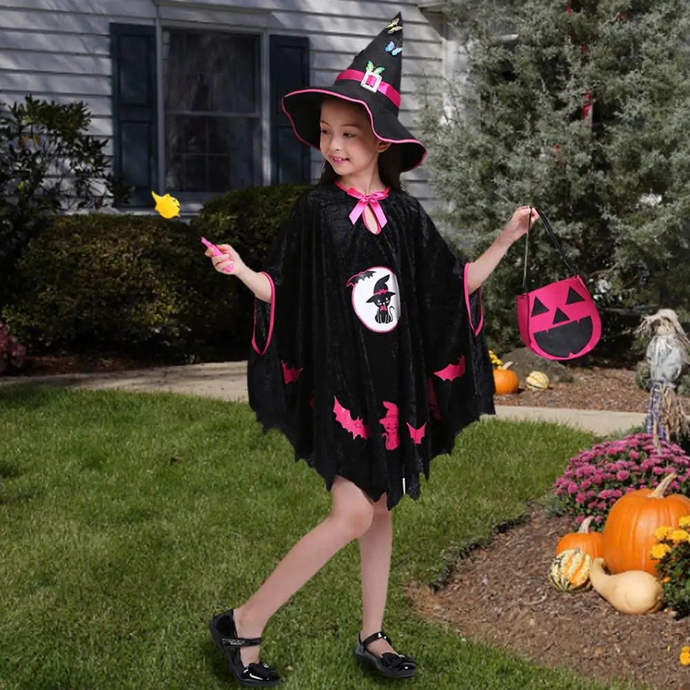 Детские костюмы SetHalloween; детская одежда для костюмированной вечеринки с животными; маскарадный костюм для косплея с изображением маленького черного кота