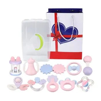 

10pcs Infant Toy Durable Funny Toy Shaking Bell Hand-cranked Bell