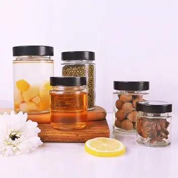 

10 Pcs Glass Sealed Can Food Storage Can Honey Storage Container