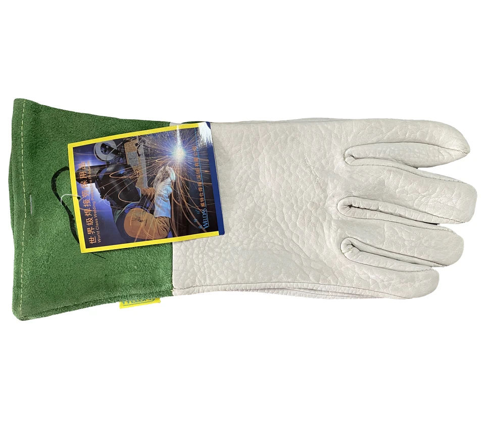 VITO Guanti Da Saldatura Anticalore In Pelle Extra Morbida Taglia 10 Polsino Comfort 15cm 83237849 - Foto 4